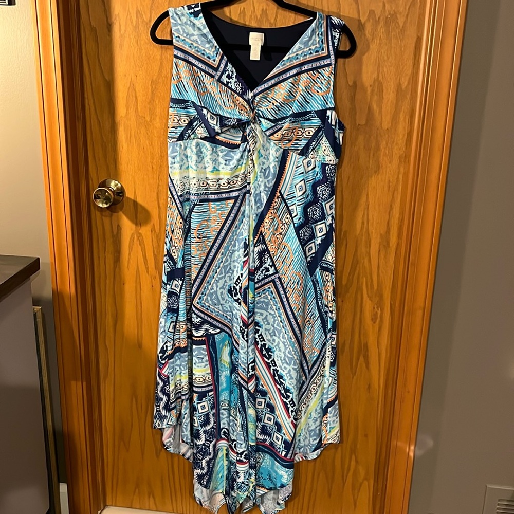 Chico’s sleeveless Maxi dress. Size 2Petite* converts to size 12 petite